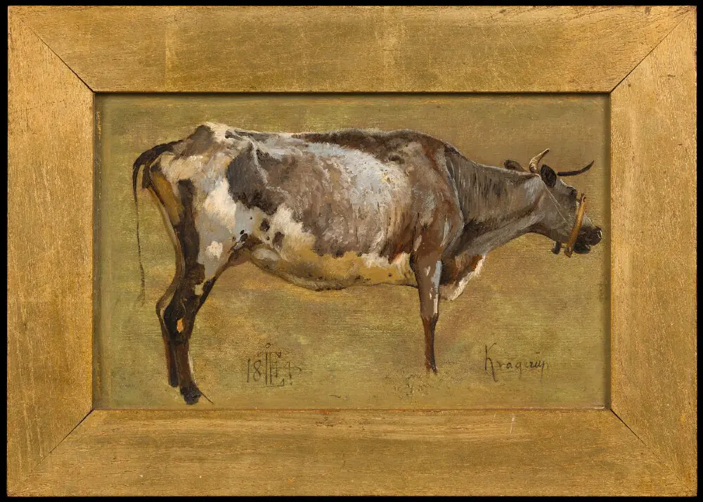 Étude d'une vache - Johan Thomas Lundbye