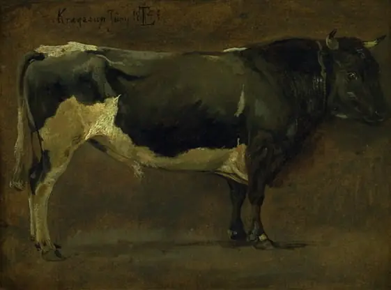 Taureau tacheté de noir - Johan Thomas Lundbye