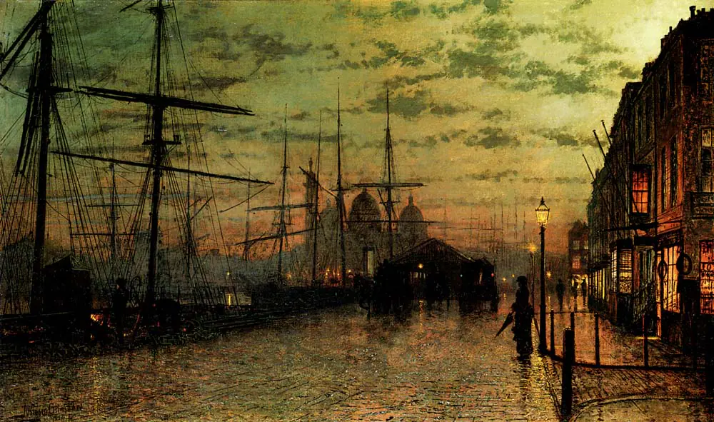 Humber Docks, Hull - John Atkinson Grimshaw