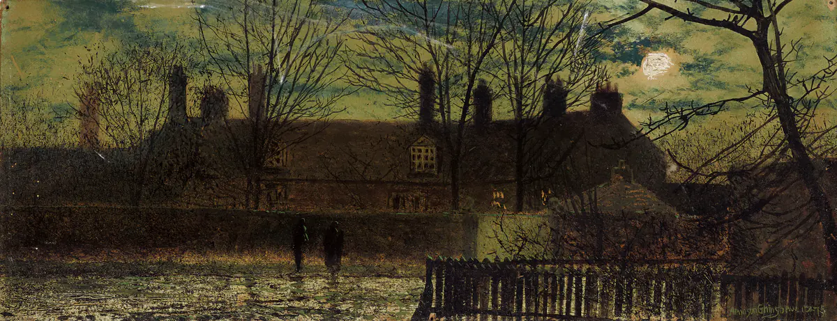 Scène de rue au clair de lune - John Atkinson Grimshaw