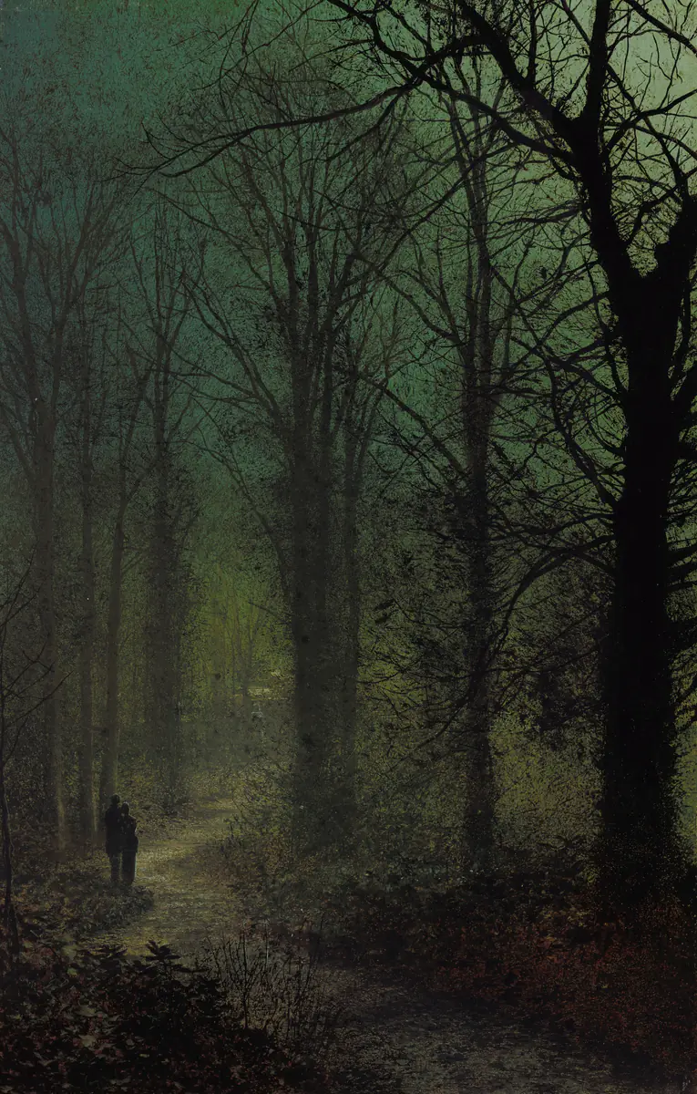 À travers le bois - John Atkinson Grimshaw