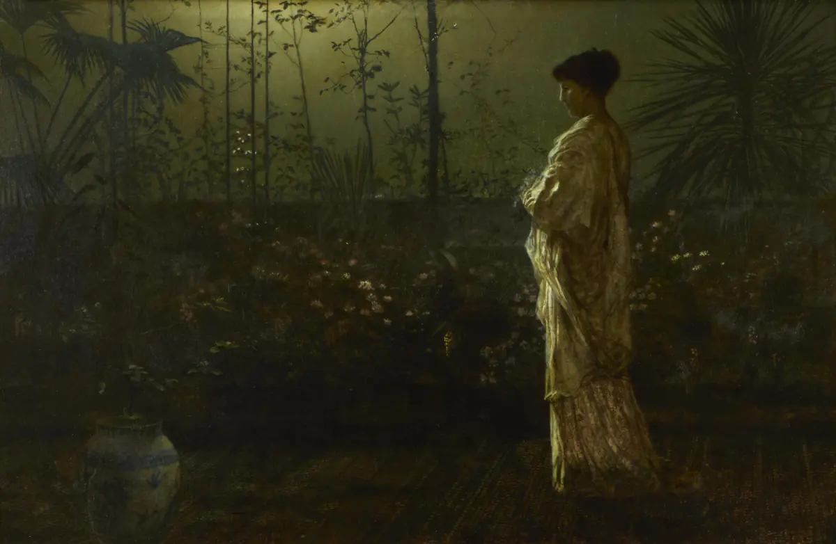 Veillée nocturne - John Atkinson Grimshaw