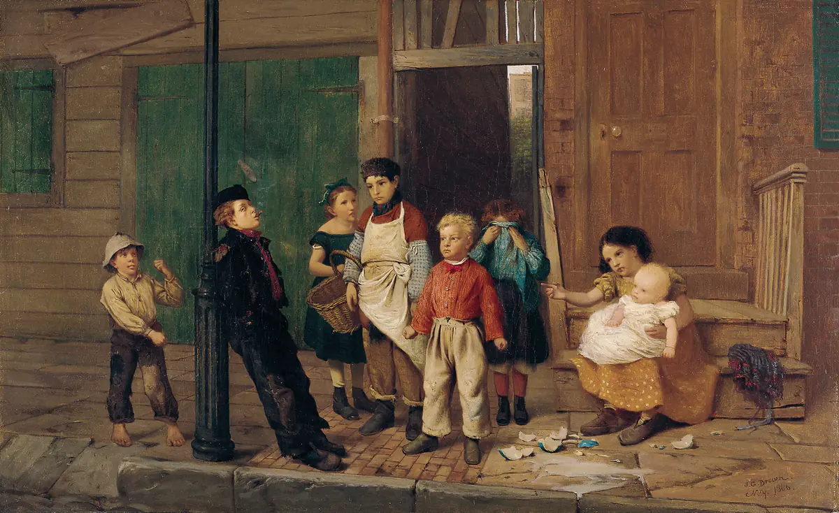 Le tyran du quartier - John George Brown