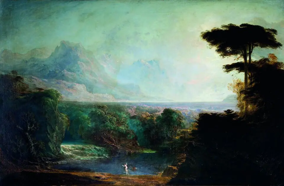 Alphée et Aréthuse - John Martin