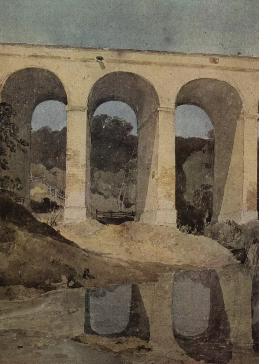 L'Aqueduc de Chirk - John Sell Cotman