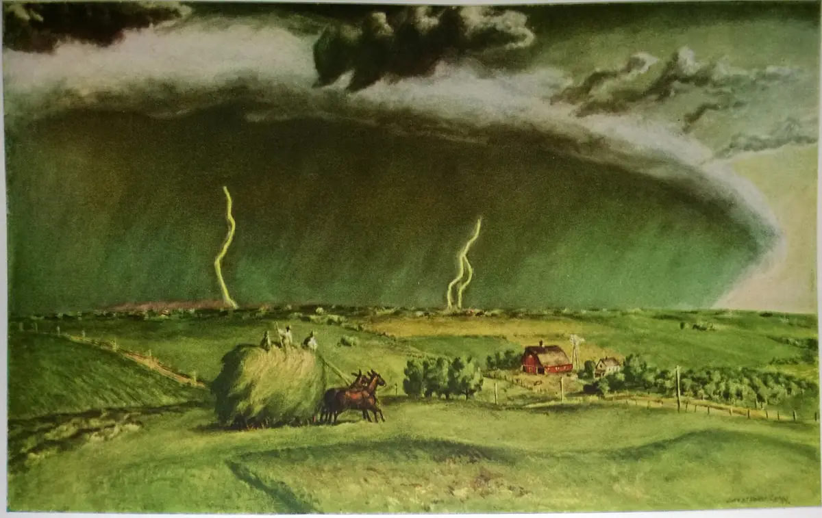 La tempête de ligne - John Steuart Curry