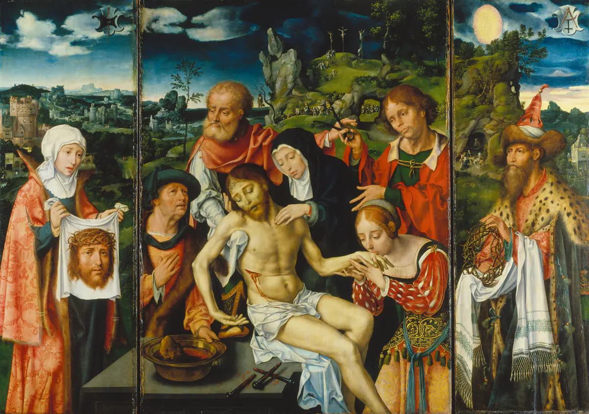 Triptyque de la déploration du Christ - Joos van Cleve