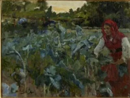 Dans le jardin - José Malhoa