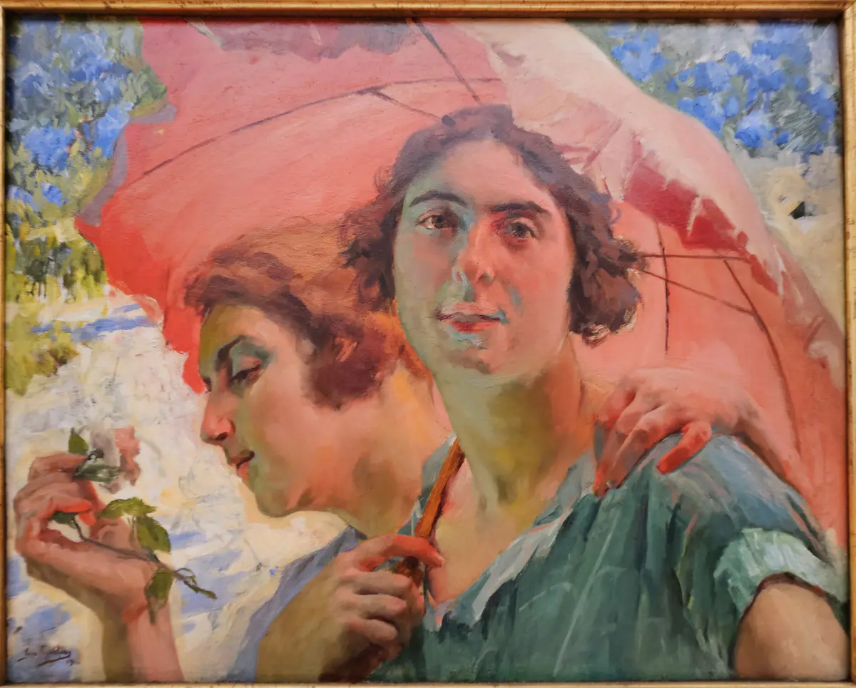 Dans le jardin - José Malhoa