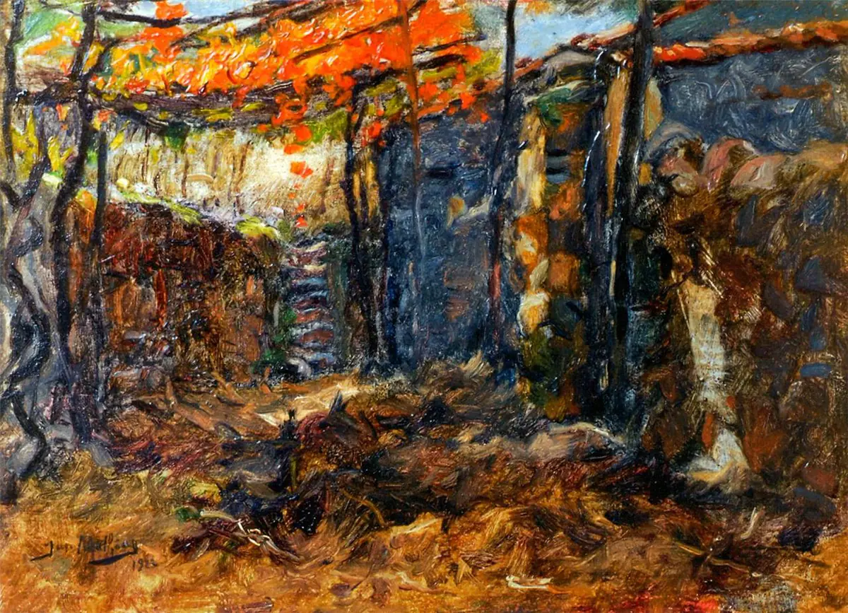 Patio de Figueiró - José Malhoa