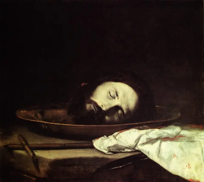 Tête du Baptiste - José de Ribera