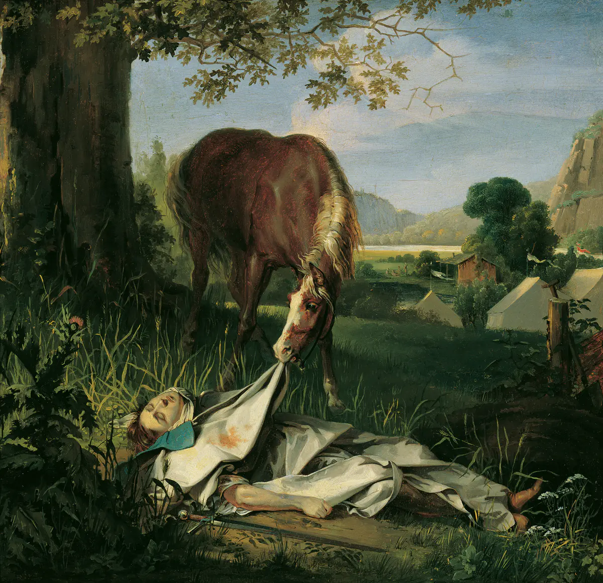 Prise de Wallstein - Josef Danhauser