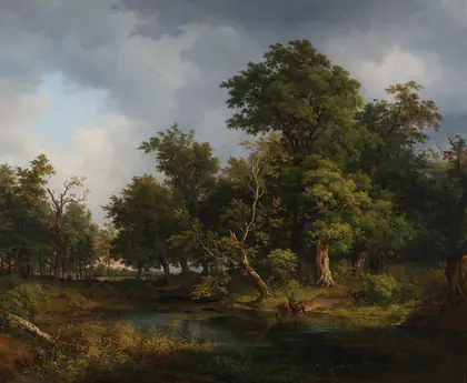 Paysage forestier - Joseph Feid