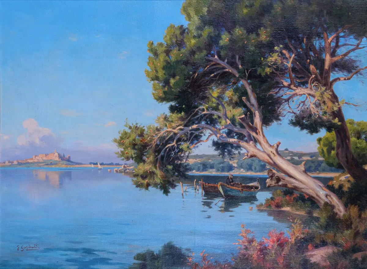 Pêcheur devant Fos - Joseph Garibaldi