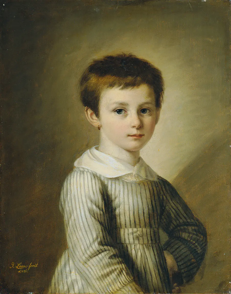 Portrait de garçon - Joseph Lavos