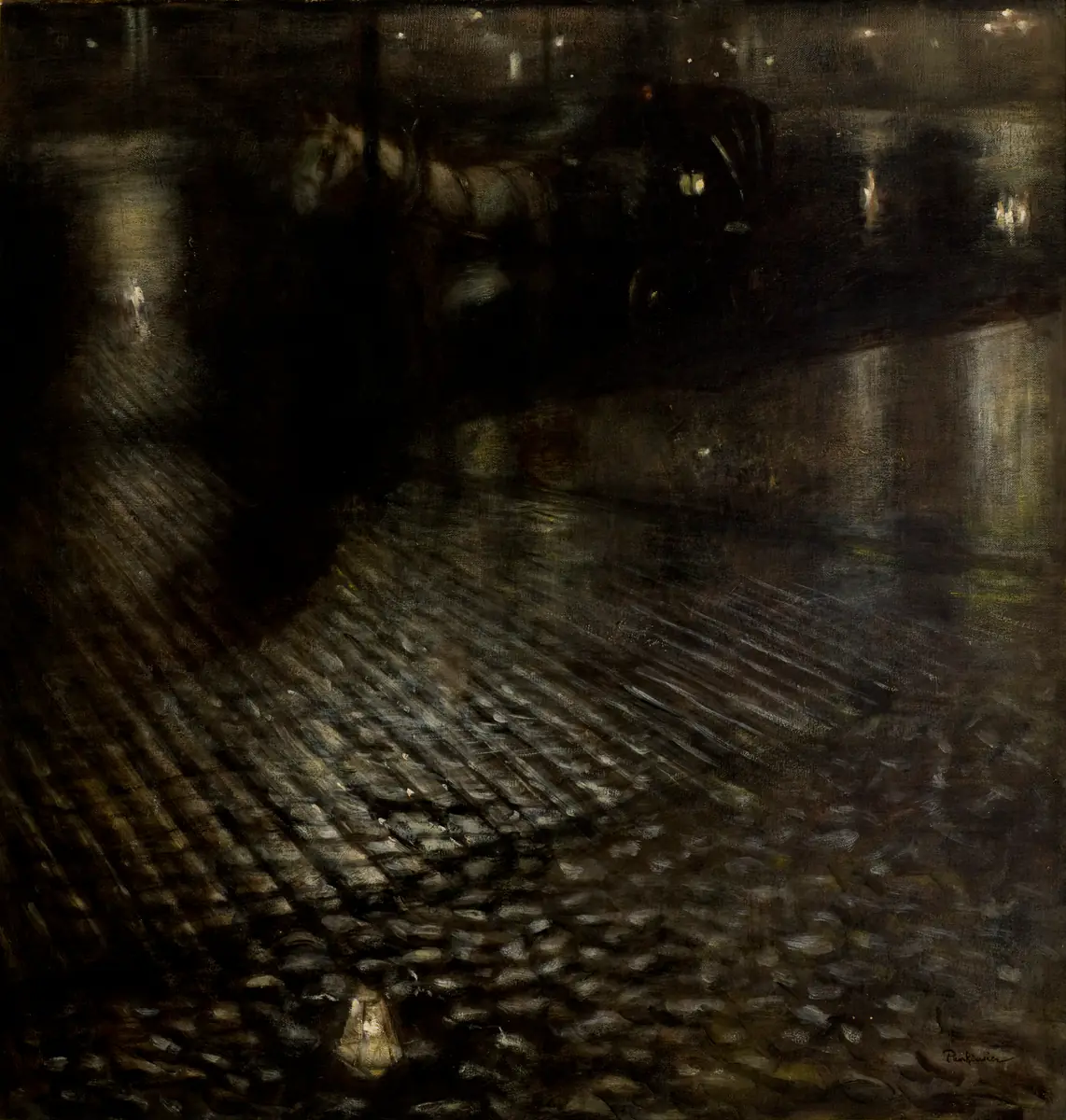 In the Rain - Józef Pankiewicz
