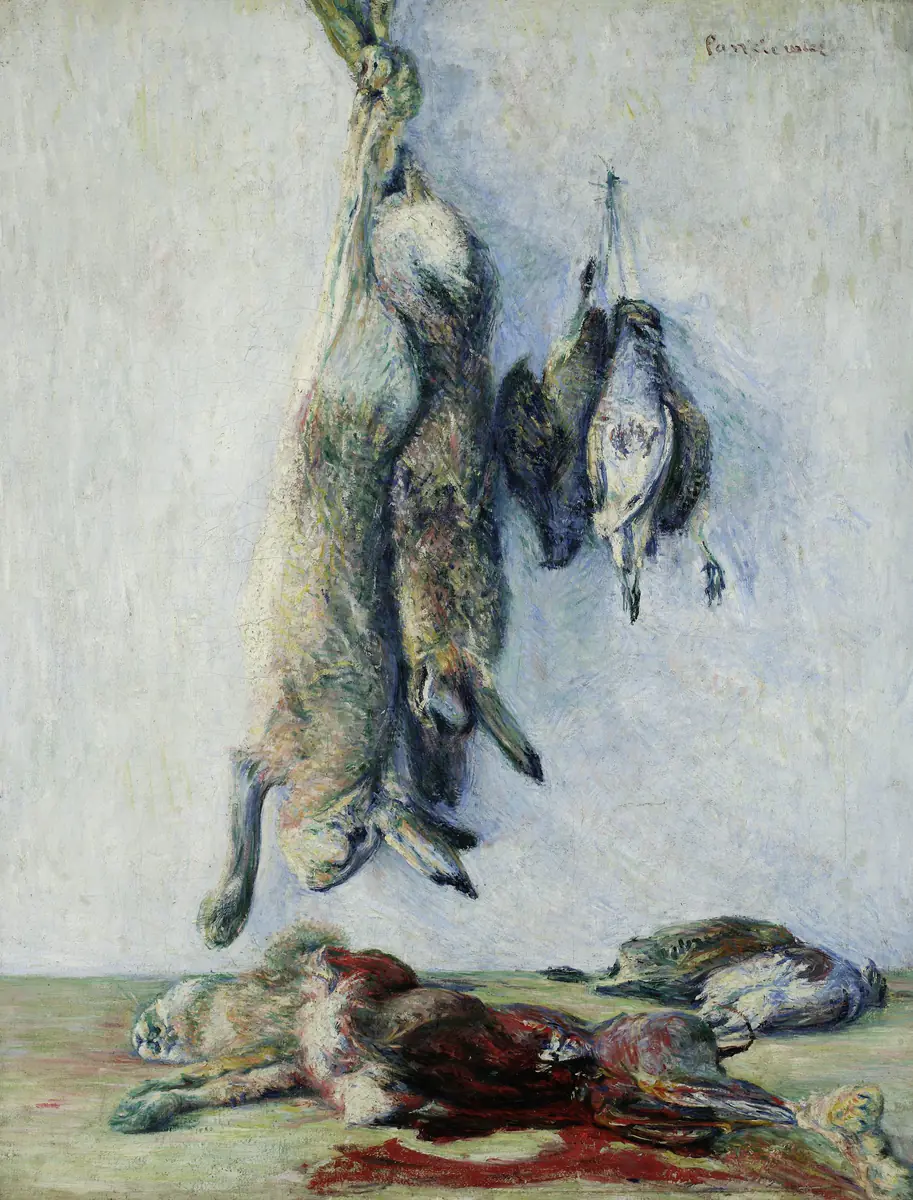 Lièvres et perdrix. - Józef Pankiewicz