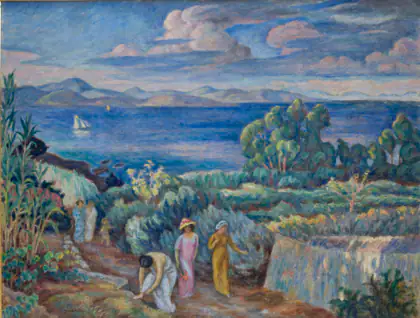 Retour d'une baignade - Józef Pankiewicz