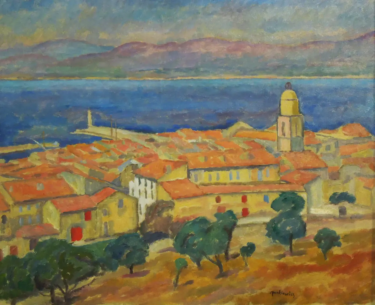 Vue de Saint-Tropez - Józef Pankiewicz