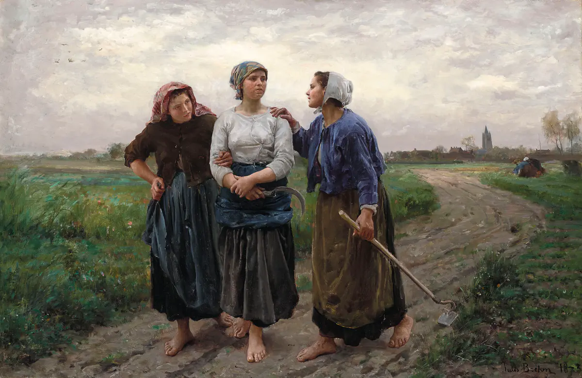 Les Amies - Jules Breton