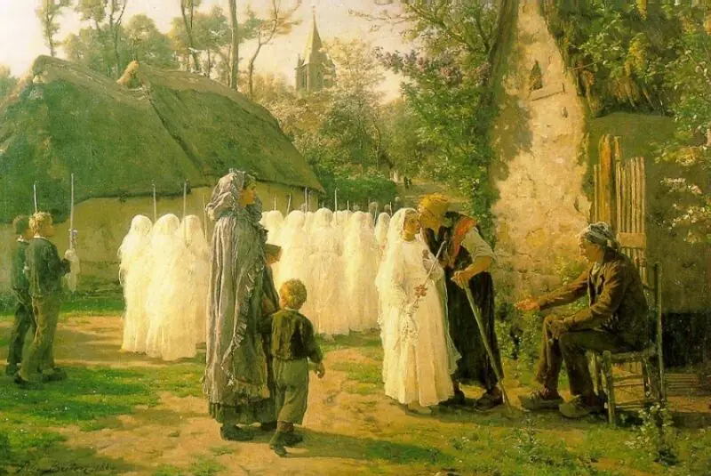 Les Communiantes - Jules Breton