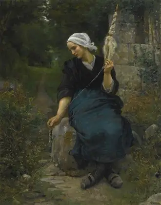 Fileuse - Jules Breton