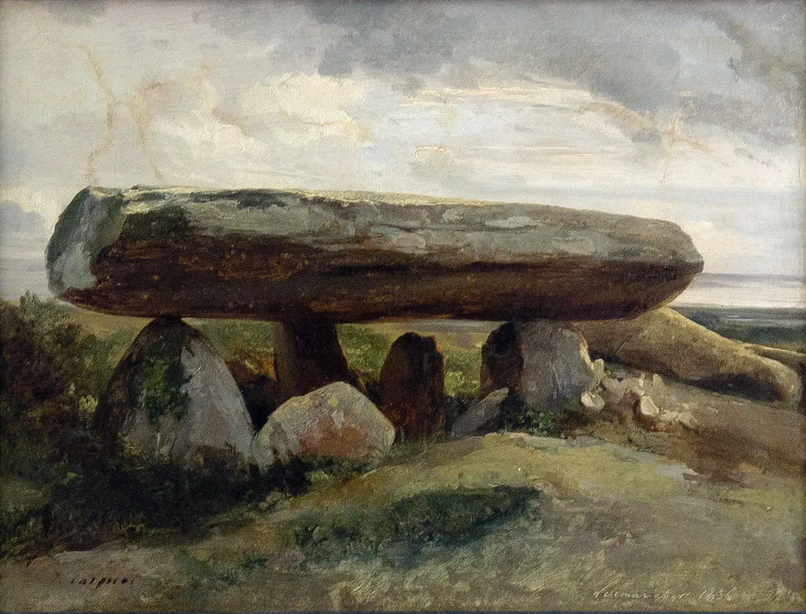Dolmen à Locmariaquer - Jules Coignet