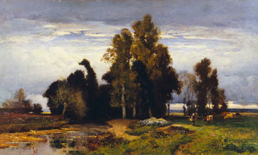 Paysage de Barbizon - Jules Dupré