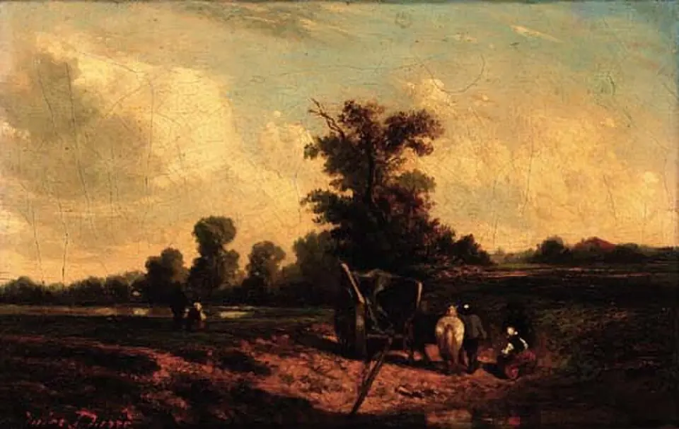 Le Retour à la maison - Jules Dupré
