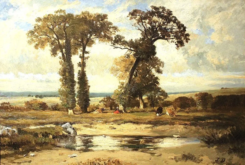 Les Trois Chênes - Jules Dupré