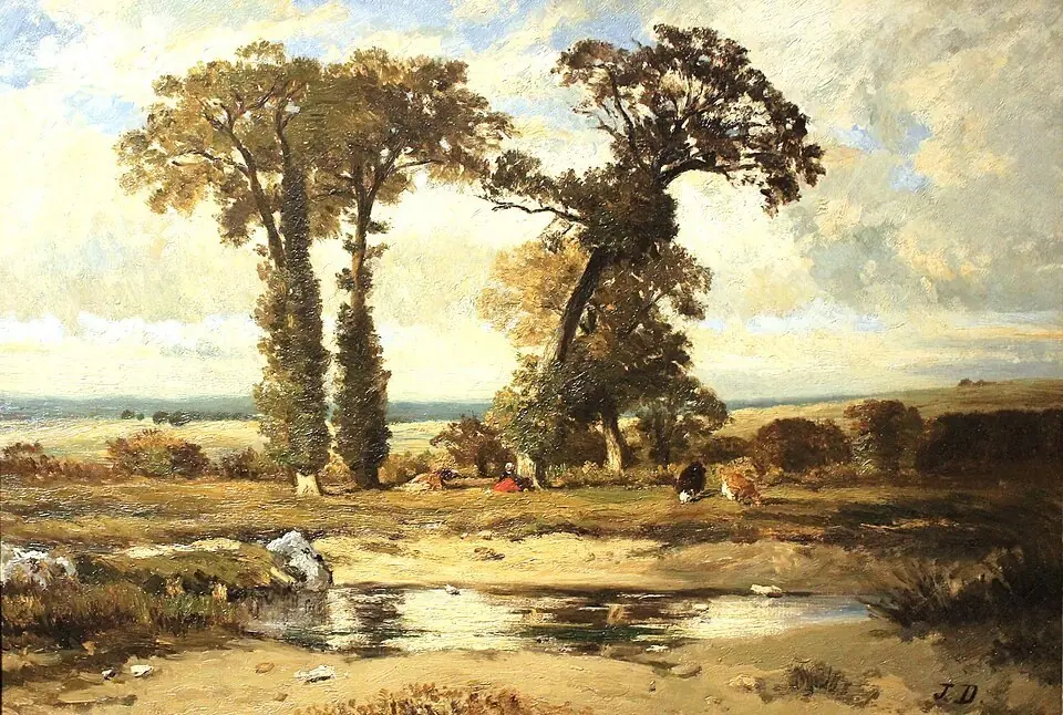 Les Trois Chênes - Jules Dupré