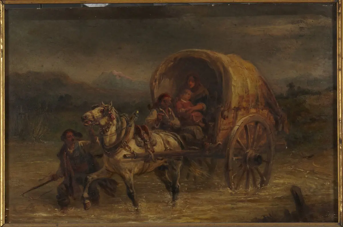 Les gitans - Jules Jacques Veyrassat