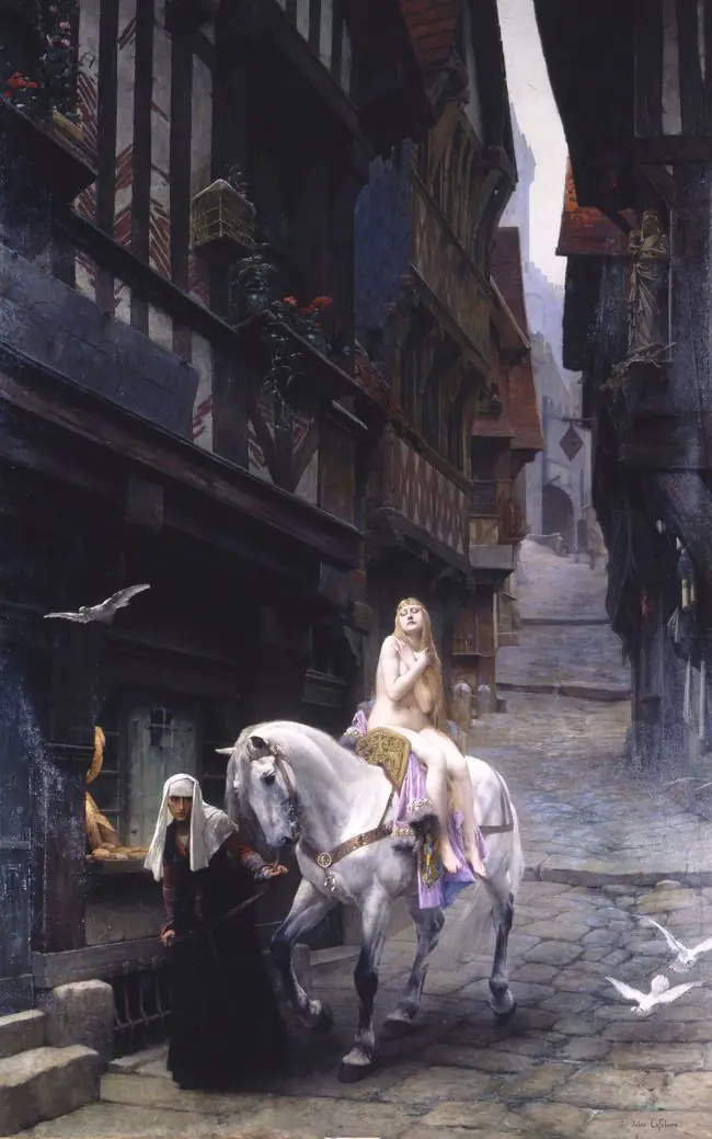 Dame Godiva - Jules Lefebvre