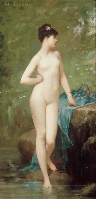 Étude pour Chloé - Jules Lefebvre