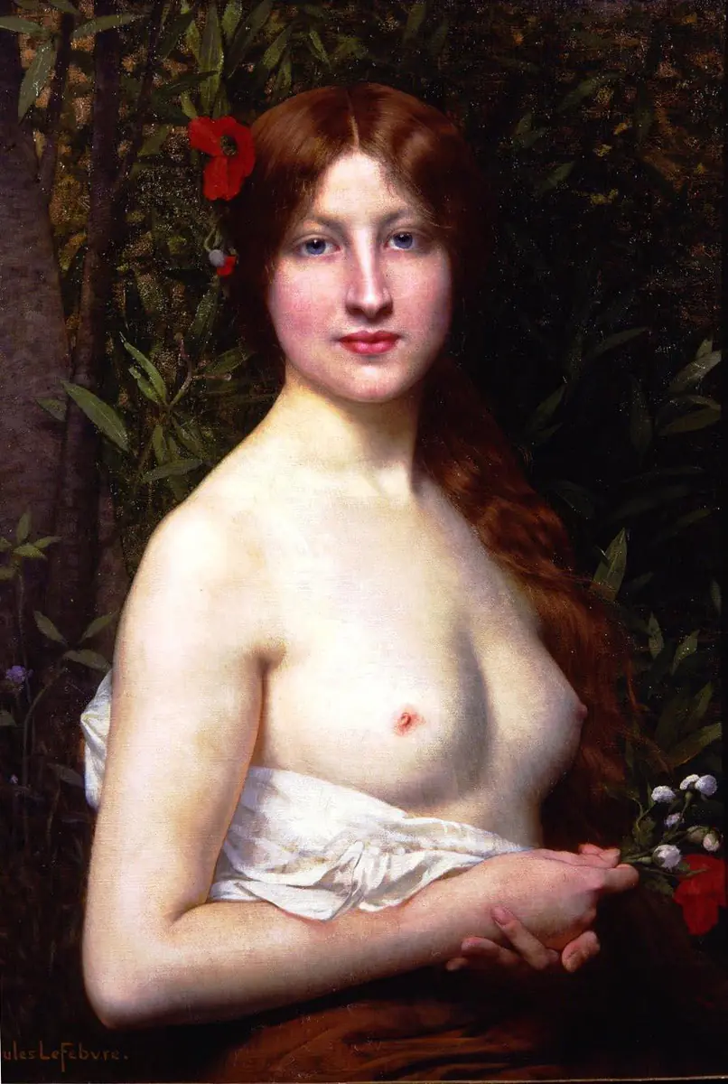 Fleurs des champs - Jules Lefebvre