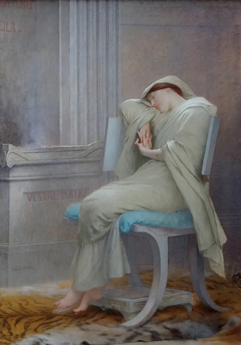 Vestale endormie - Jules Lefebvre