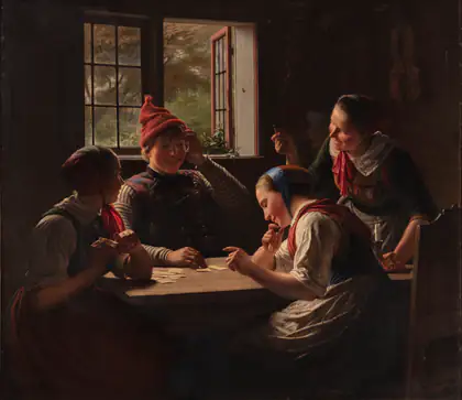 Les joueurs des Black Pers - Julius Exner