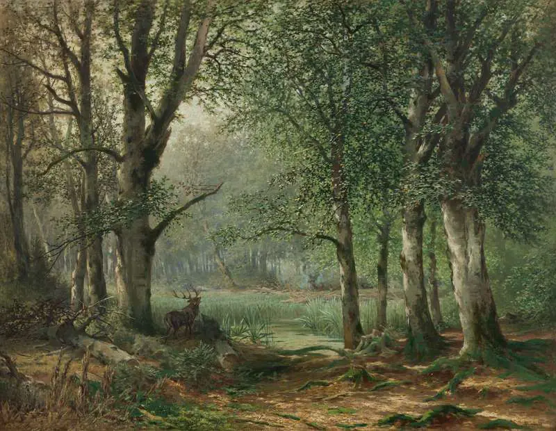 Forêt de hêtres - Julius Mařák