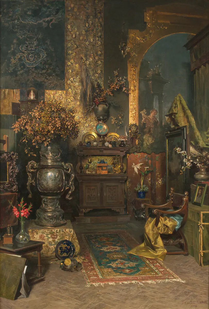 Intérieur du studio - Julius Victor Berger