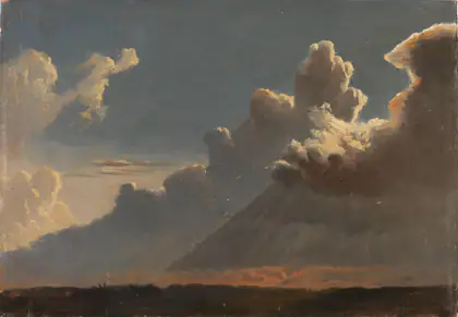 Étude de nuages au-dessus d'un horizon bas - Knut Baade
