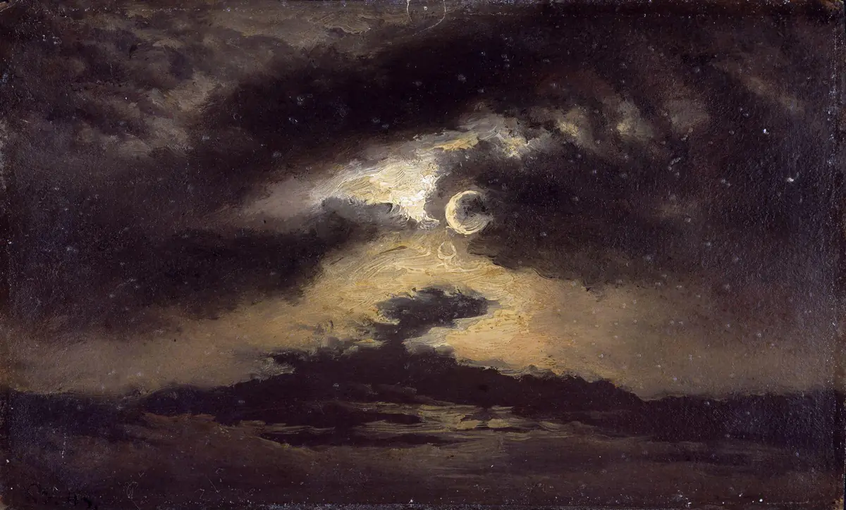 Nuages au clair de lune - Knut Baade