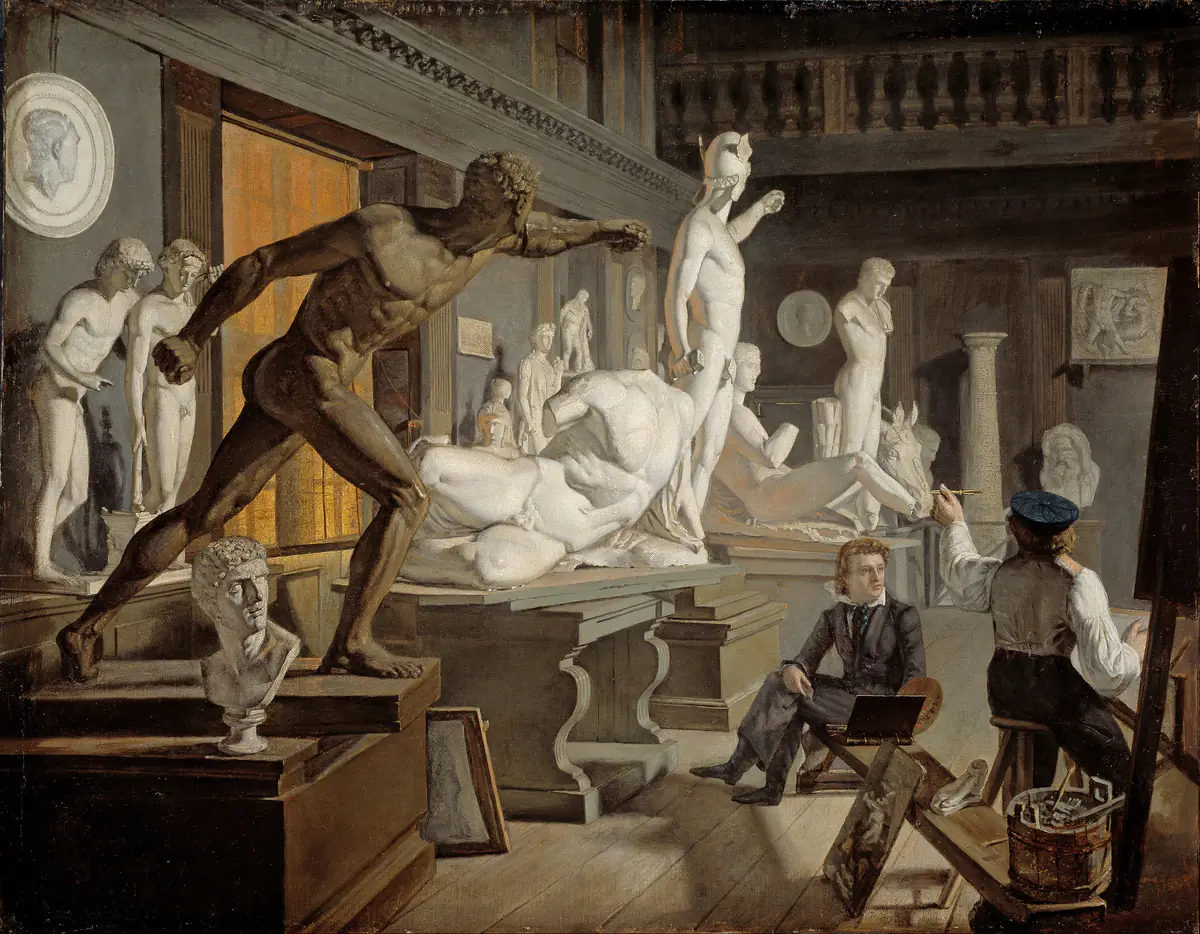 Scène de l'Académie de Copenhague - Knut Baade