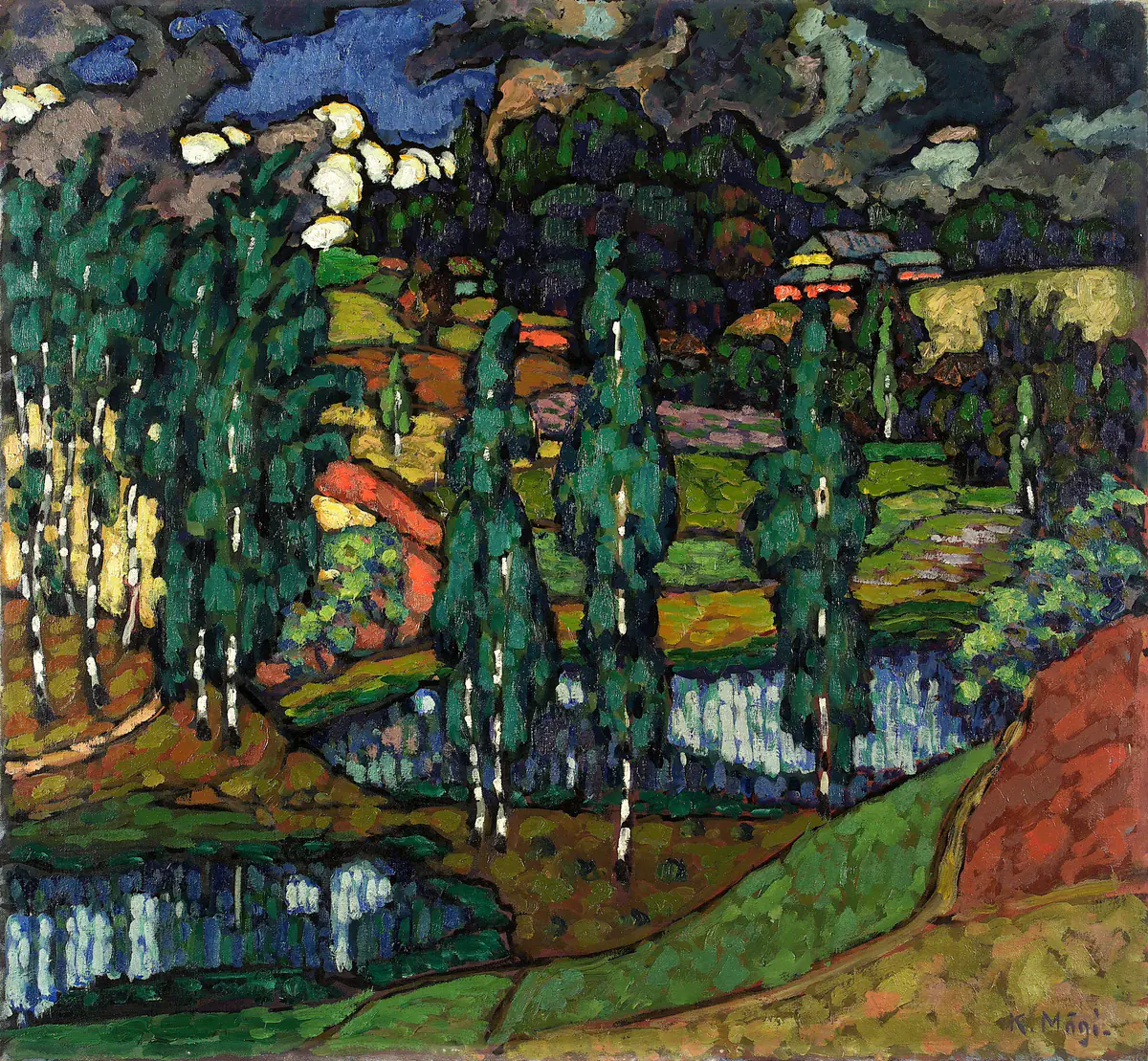 Paysage du Võrumaa - Konrad Mägi
