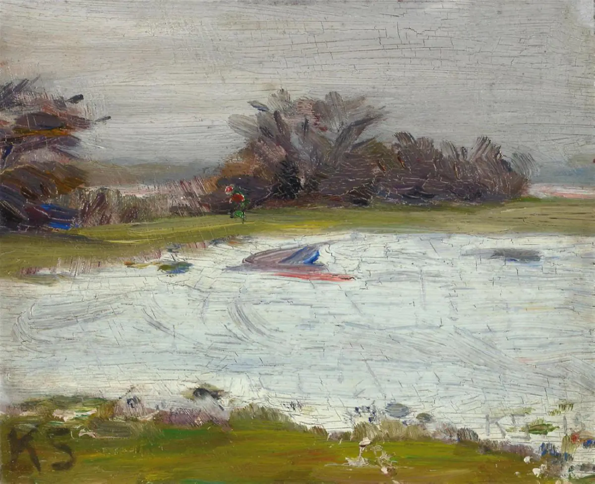 Paysage fluvial - Kurt Schwitters