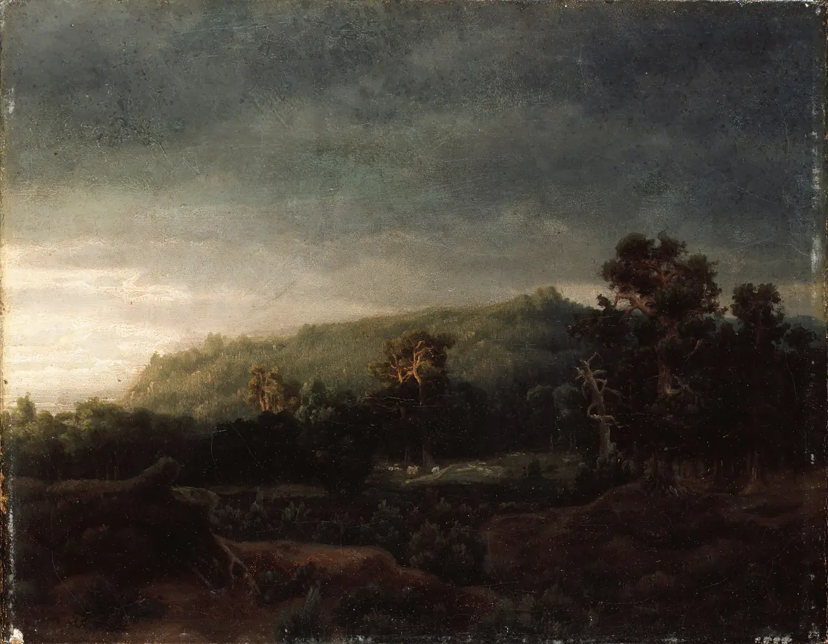 Une forêt - Lars Hertervig