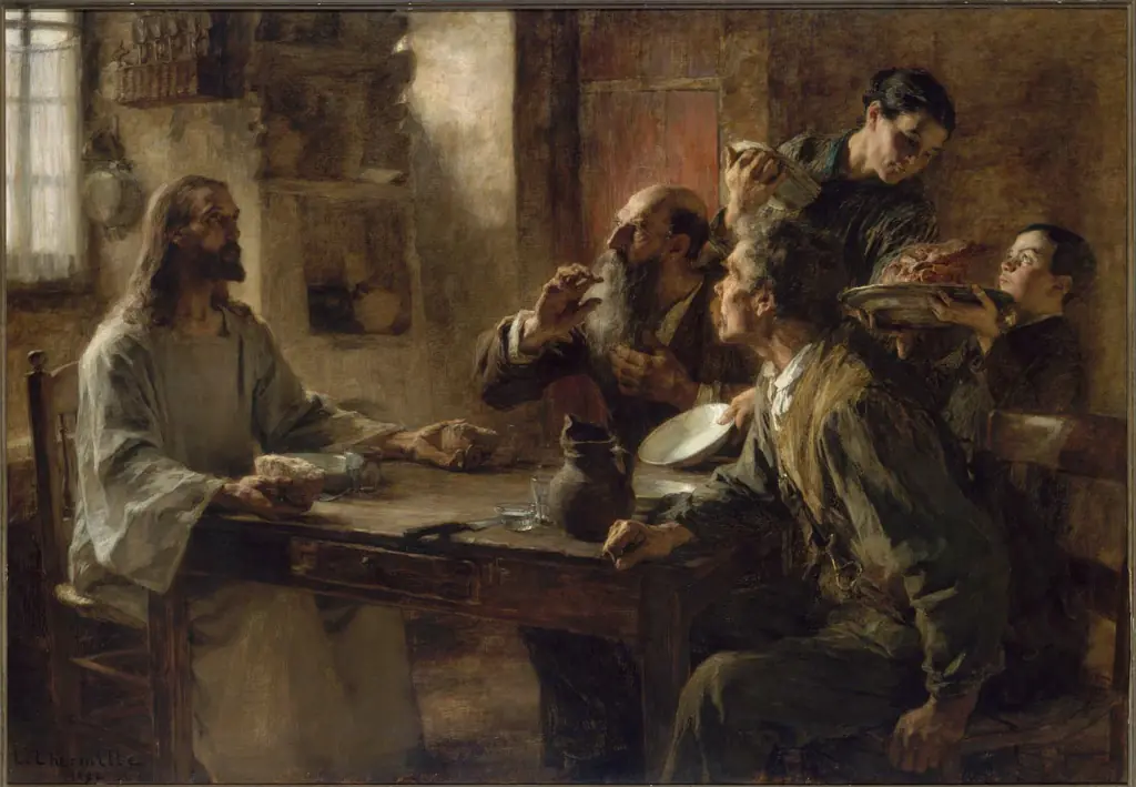 L’Ami des humbles : le Souper à Emmaüs - Léon Lhermitte