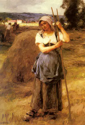La Faneuse - Léon Lhermitte