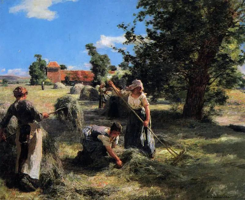 Les Faucheurs près du puits - Léon Lhermitte