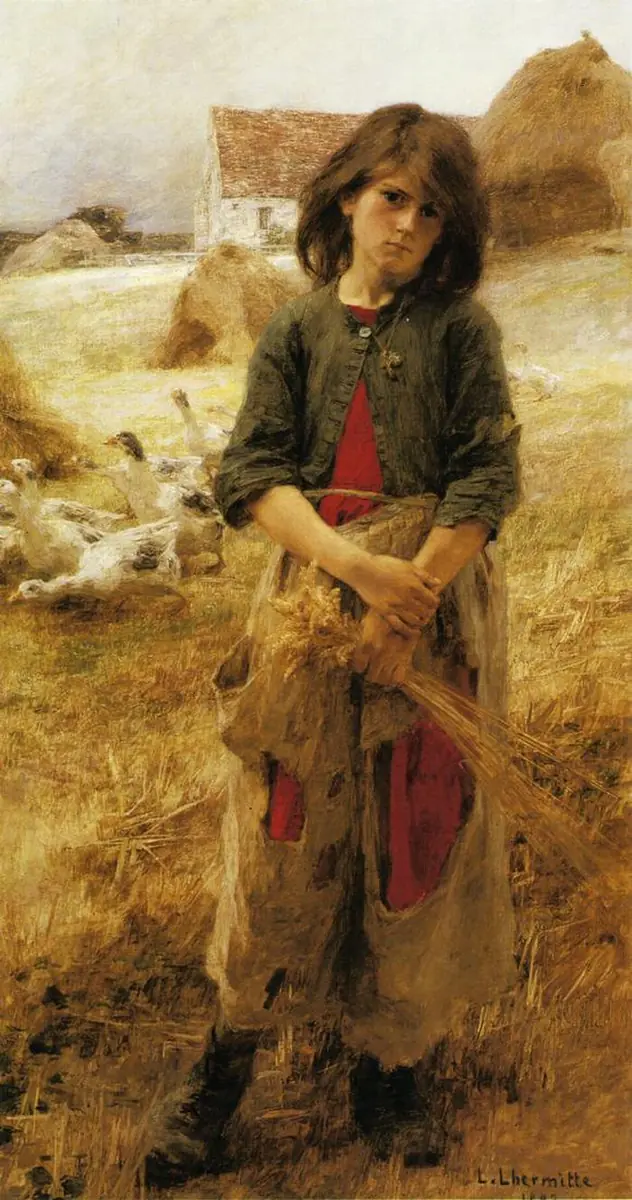 La Gardeuse d’oies de Mézy - Léon Lhermitte