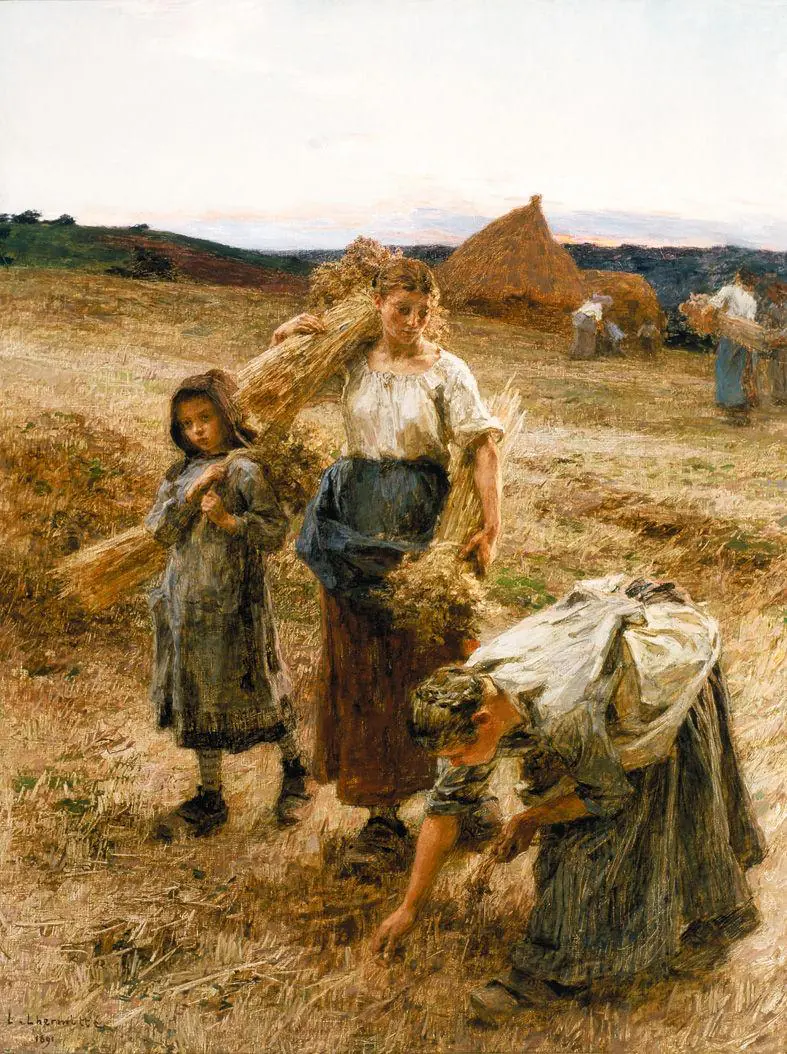 Les Glaneuses du soir - Léon Lhermitte
